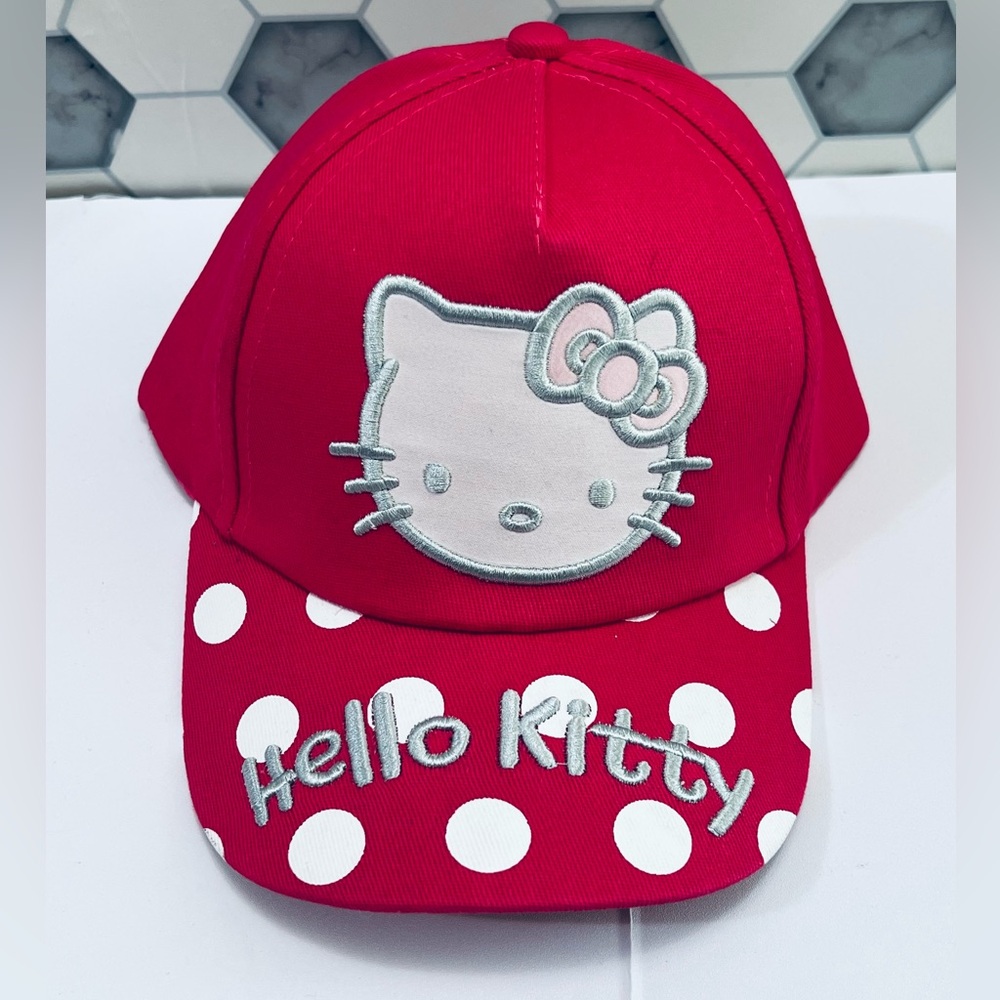 Hot Pink Hello Kitty Girls Cap